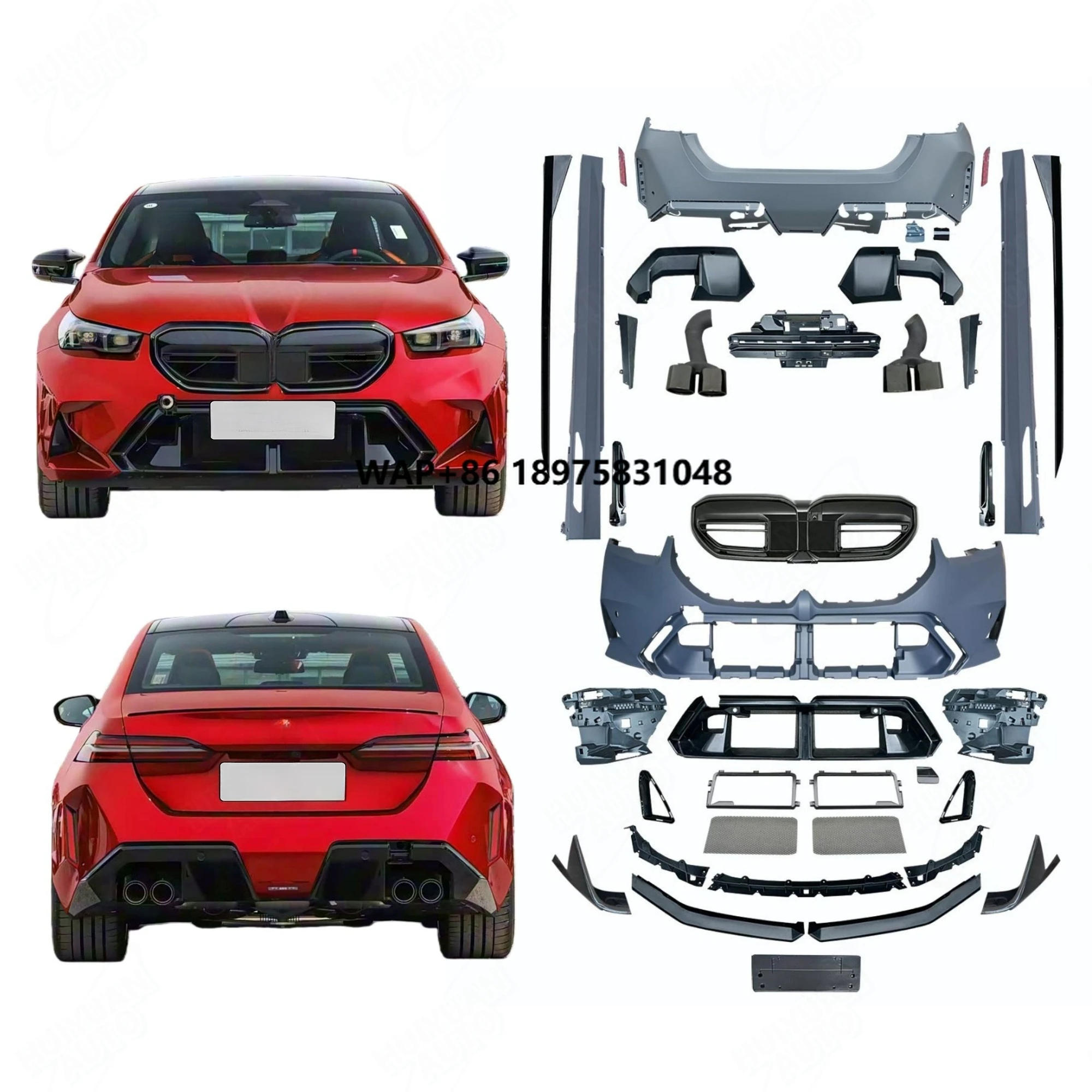 

Direct Installation Auto Parts for 2024-2025 Upgrade to Style Bumpers Side Skirt Full Body Kits