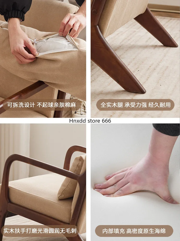 Modern simple balcony tea table and chair combination small apartment image 3