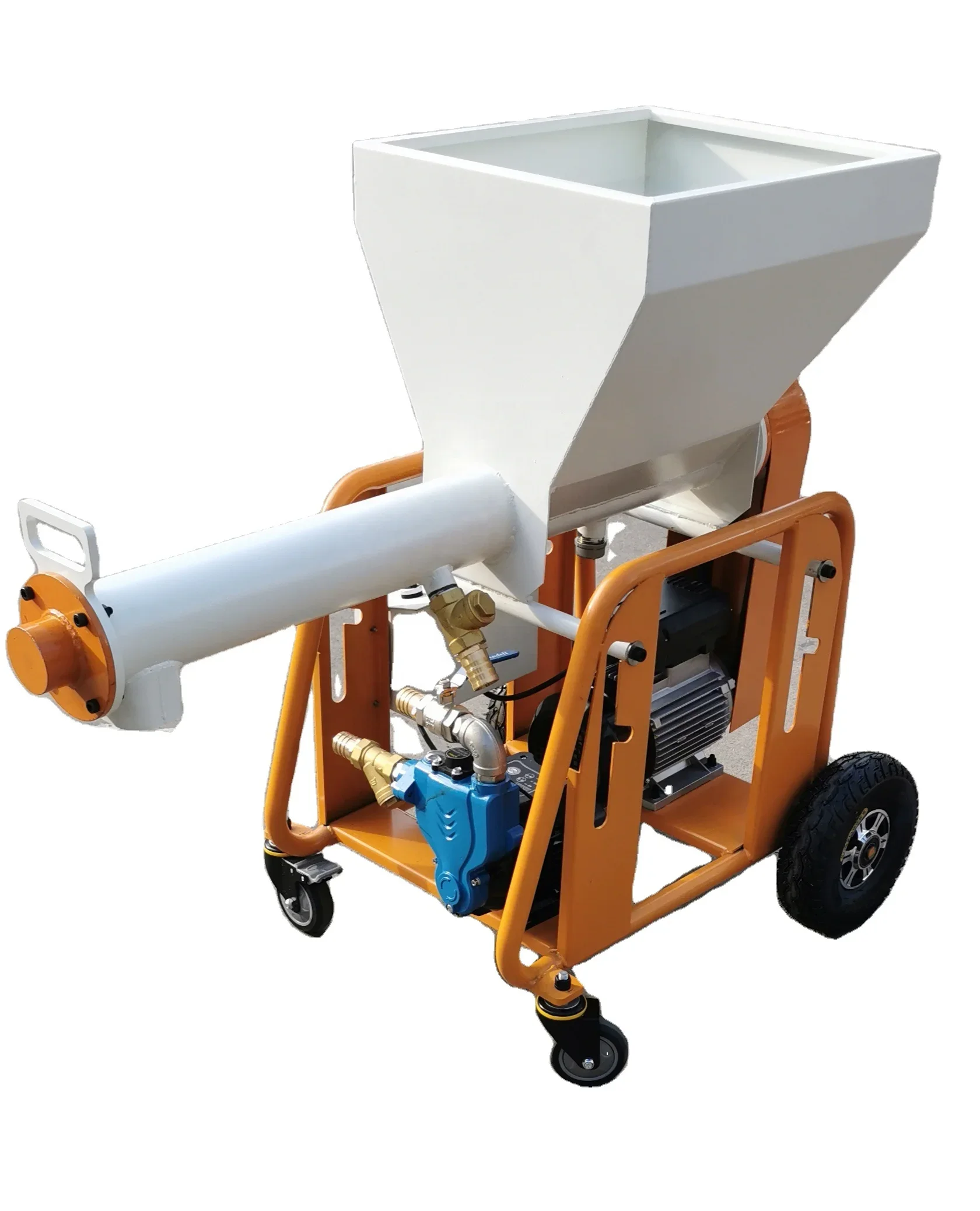 BR-D5 Horizontal Continuous cement plaster Mixer