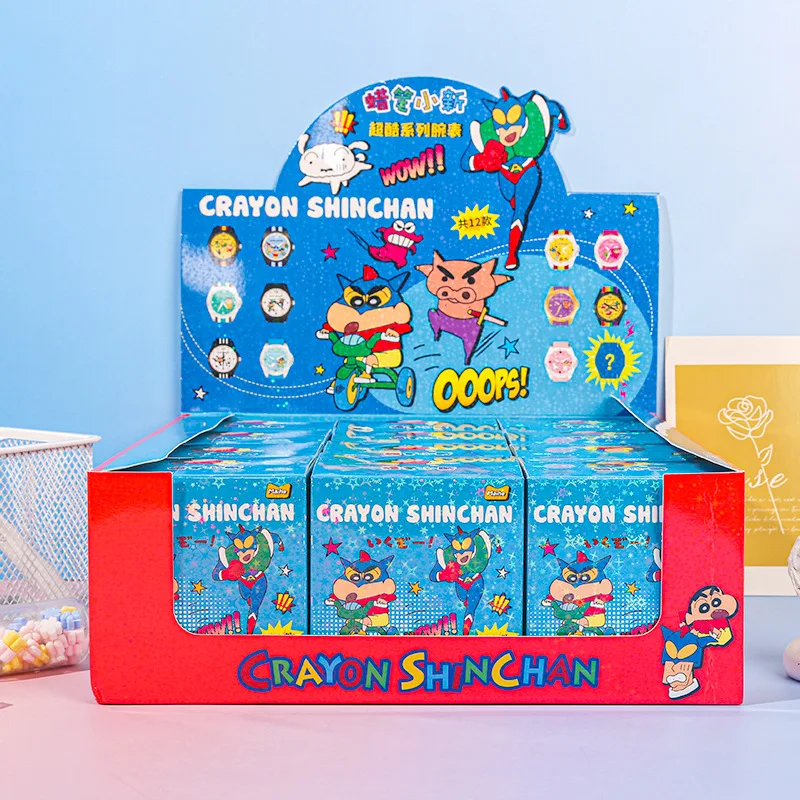 

New Style Genuine Kawaii Crayon Shin-chan Animated Children's Watch Cartoon Blind Box Primary School Student Watch Boy Gift