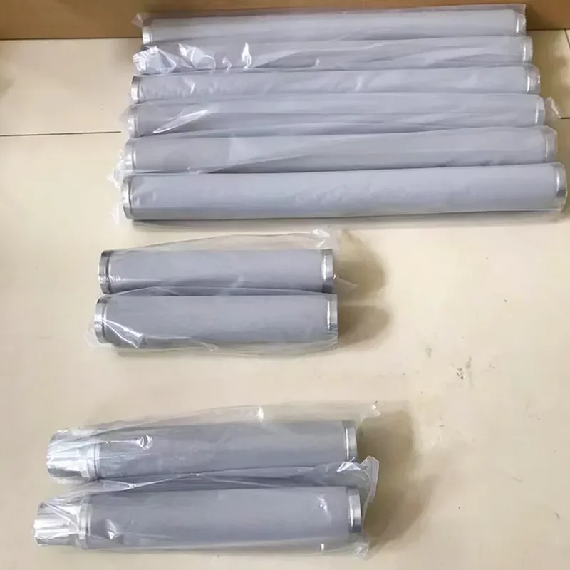High Quality Custom Made 0.5 Micron Air Filtering Metal Filter Element SS316L Powder Sintered Filter Meshes