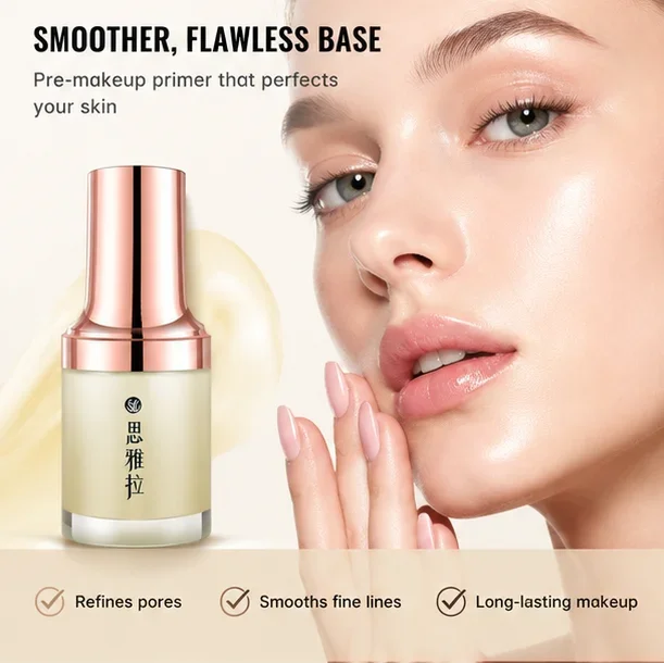 SYALAA Face Makeup Primer Cream Contour Color Isolation Waterproof Makeup Foundation Natural Makeup Base Cream 30ml