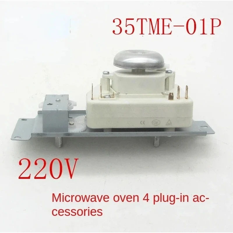 Microwave Oven Timer Switch 35TME-01P - 220V 4-Pin Mechanical Timer Replacement Accessories