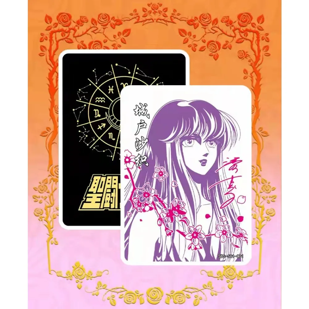 Original Saint Seiya Card For Children Action Science Fiction Seiya Saori Kido Shiryu Limited Game Collection Card Kids Gifts