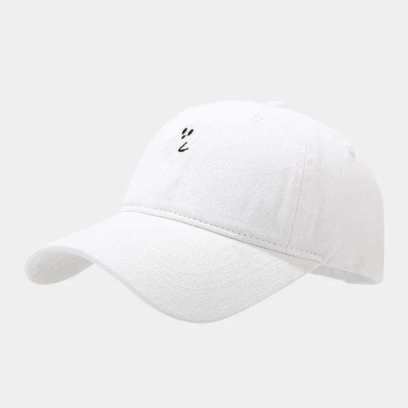 2023 Four Seasons Cotton Cartoon Ghost Embroidery Casquette Baseball Cap Adjustable Outdoor Snapback Hats for Men and Women 201