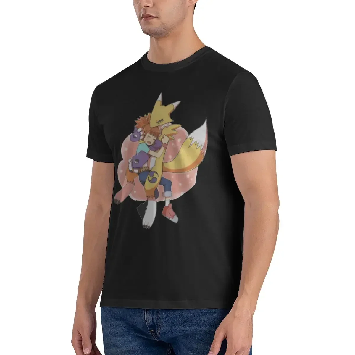 Digimon Men's Classic Unisex Cotton T-Shirt for Men & Women, Classic Tee
