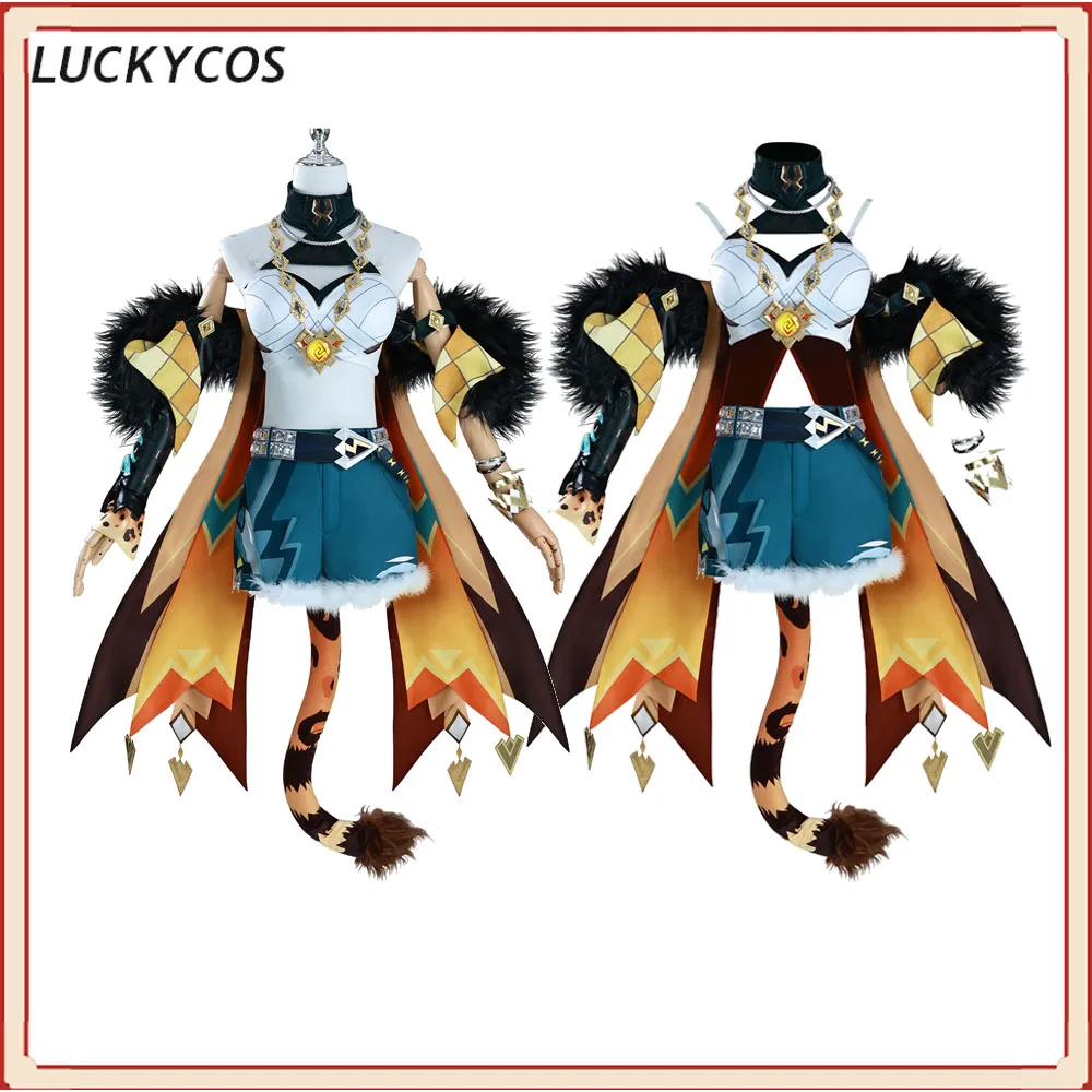 

Genshin Impact Xilonen Cosplay Top Skirt Suit Outfits Costume Game Roleplay Adult Fantasia Clothing Halloween Carnival Party