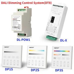 Miboxer DALI 5 in 1 LED Controller DALI Dimming Control System(DT8) 86 Touch Panel DALI Bus Power Supply DIN Rail for LED Lamps