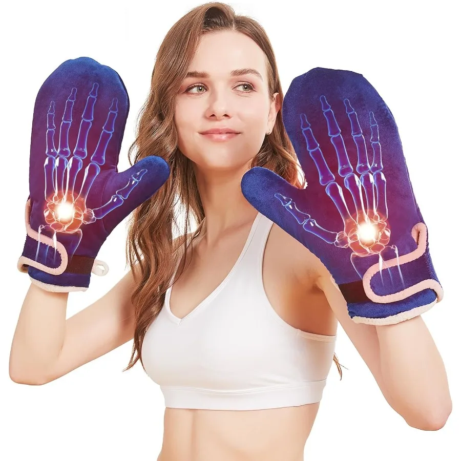 

CAMECO 1 Pair Heated Gloves for Arthritis Hands Pain Relief Hand Heating Pad for Arthritis Heating Pad for Hands and Fingers Ha