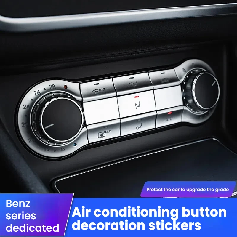 Suitable for Mercedes-Benz a180 B200 CLA200 260 GLA 260 modified air conditioner button decorative patch