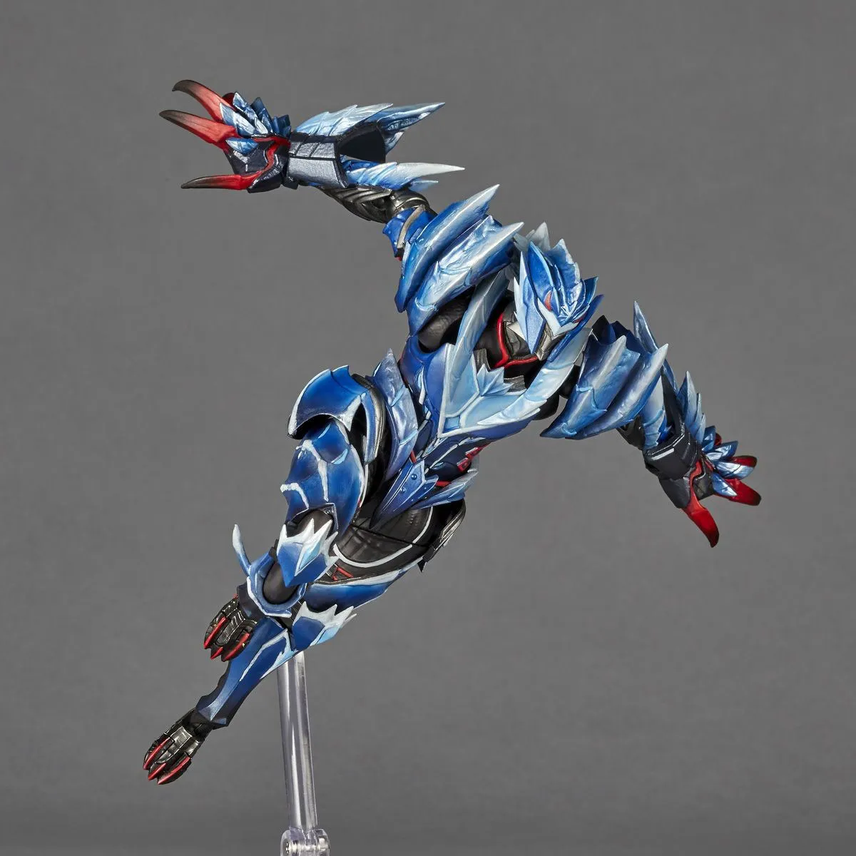 

Hot Original Kaiyodo Movable Toy Statue Model Revoltech Amazing Yamaguchi Monster Hunter Rise: Sunbreak Lunagaron Set