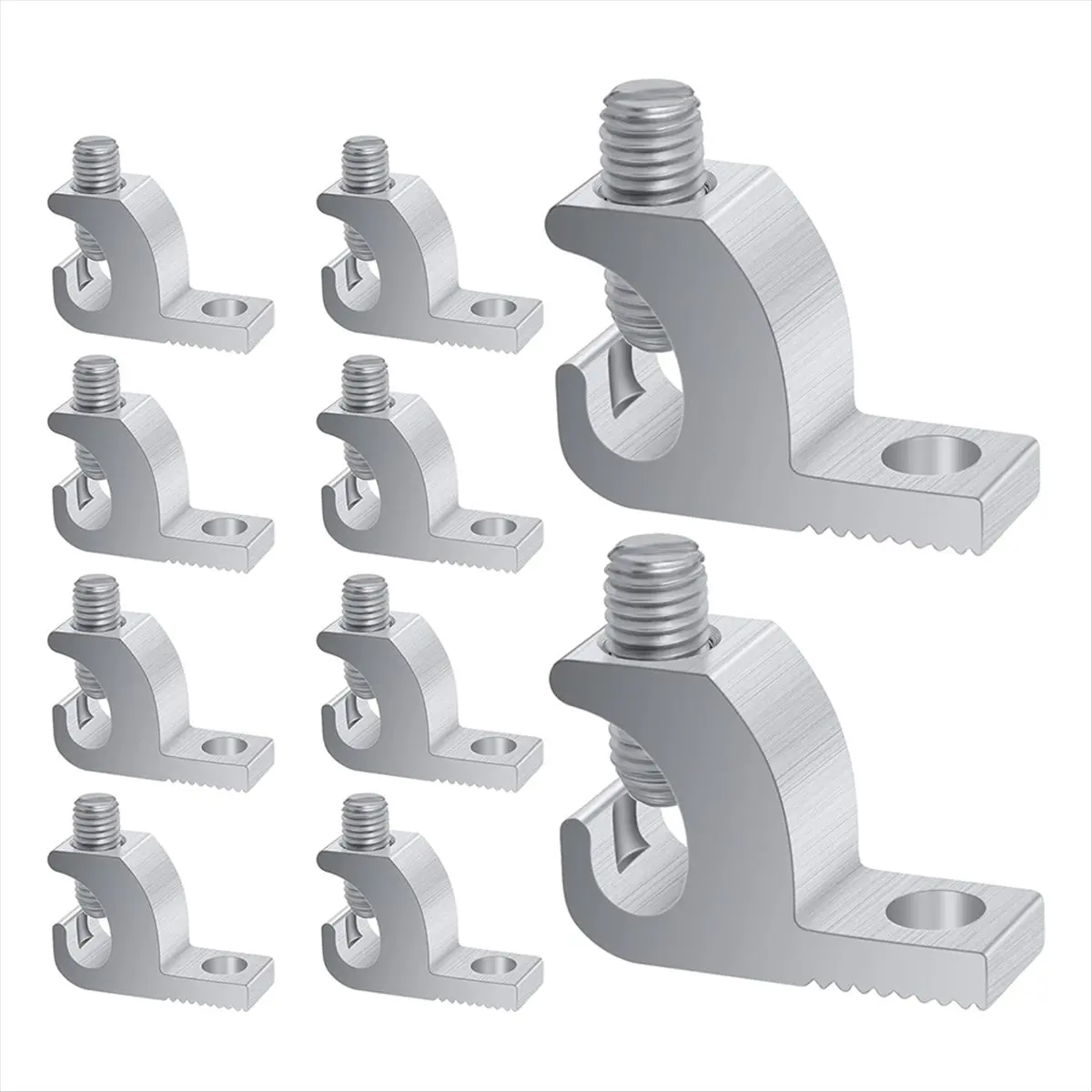 ABPP Pool Bonding Lug,Lay in Connector Lay in Lugs with Conductivity Aluminum for Swimming Pool,4-14 Wire Range(10 Packs)