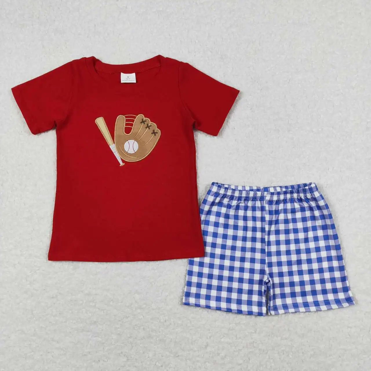 

BSSO0353 New Arrival Toddler Clothes Short Sleeve Top With Shorts Set Kids Boys Summer Outfits