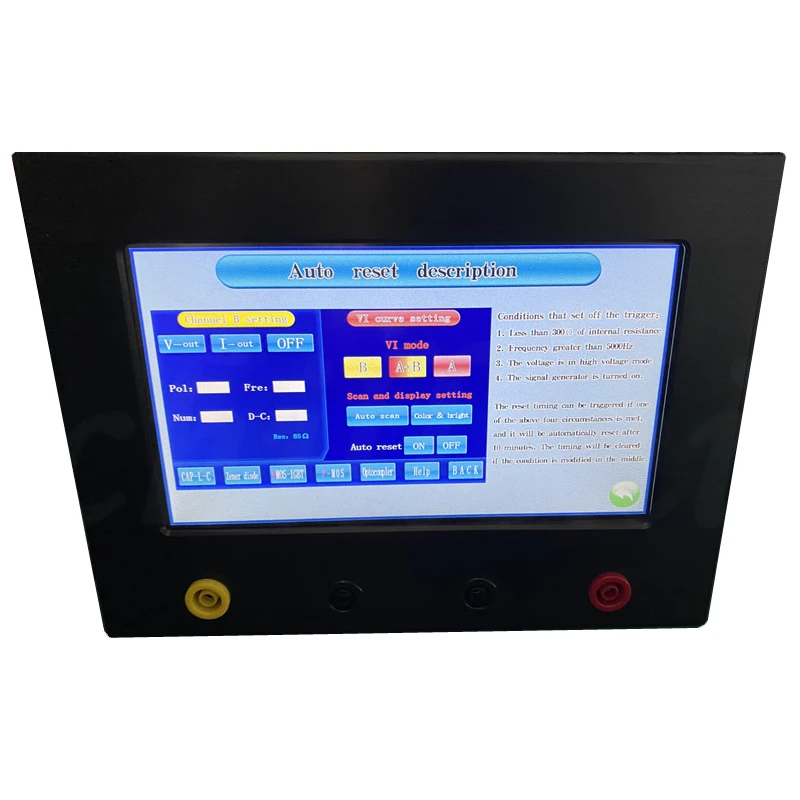 New ! 7-Inch Color Touch Screen Circuit Board VI Curve Tester On-Site Maintenance Triode,FET,SCR,IGBT,Optocouplers,Driver Chip