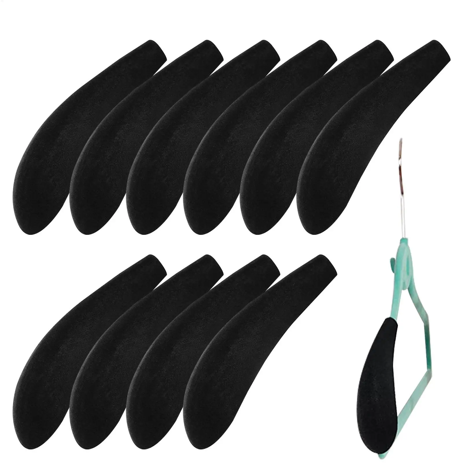 Hanger Shoulder Forms 10pcs Clothes Hanger Protectors Guards Suit Hangers No Bump Standard Hangers Pads For Sweater Clothing