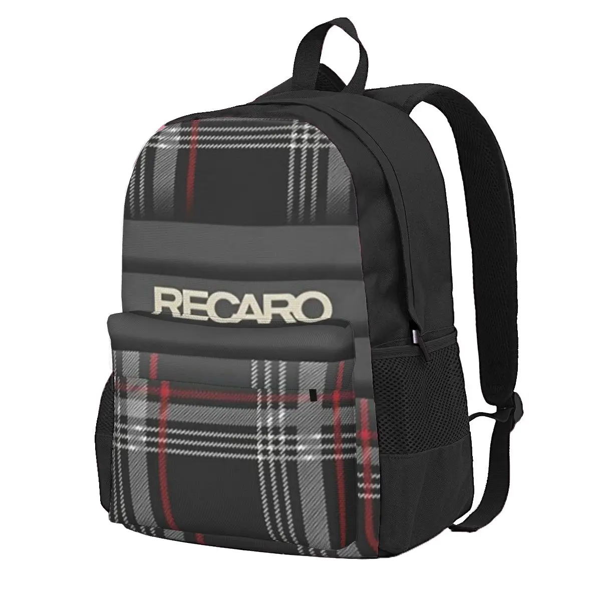 Tartan Plaid Recaros Student Backpack School Bag Hiking Travel Daypack for Boys Girls Fashion Bookbag Shoulder Bags view 5