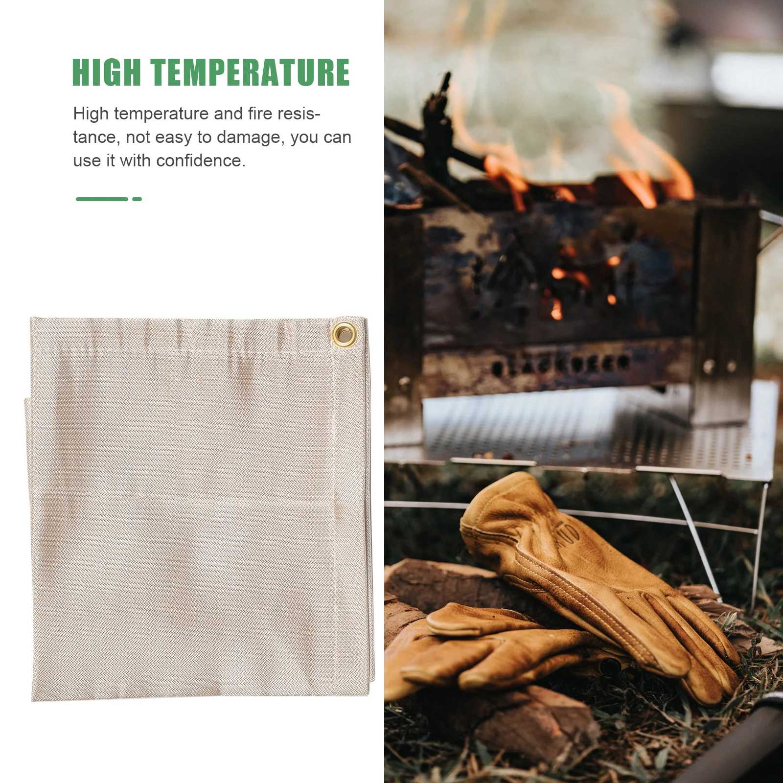 

Barbecue Mat Fireproof Grill Retardant Blanket Camping Outdoor Mats Heatproof Resistant
