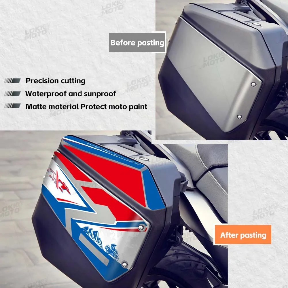 Refit Motorcycle Pannier Box Protector Sticker Side Case Pad Decorative Decal For NT1100 NT 1100 DCT Sport Touring 2022-2026