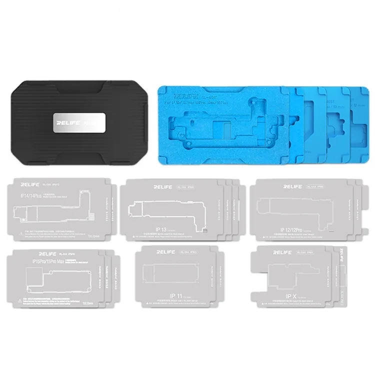 RL-601T 25 في 1 لـ X إلى 16PM اللوحة الأم الطبقة الوسطى منصة زراعة القصدير مجموعة BGA rebيعادل مجموعة الاستنسل #4