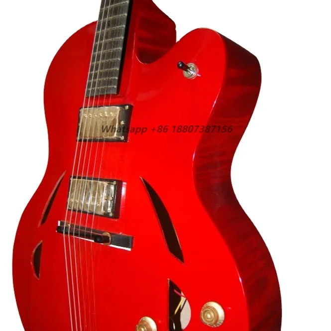 Yunzhi Customizable Jazz Guitar Acoustic Electric Guitar Handmade Instruments Musical