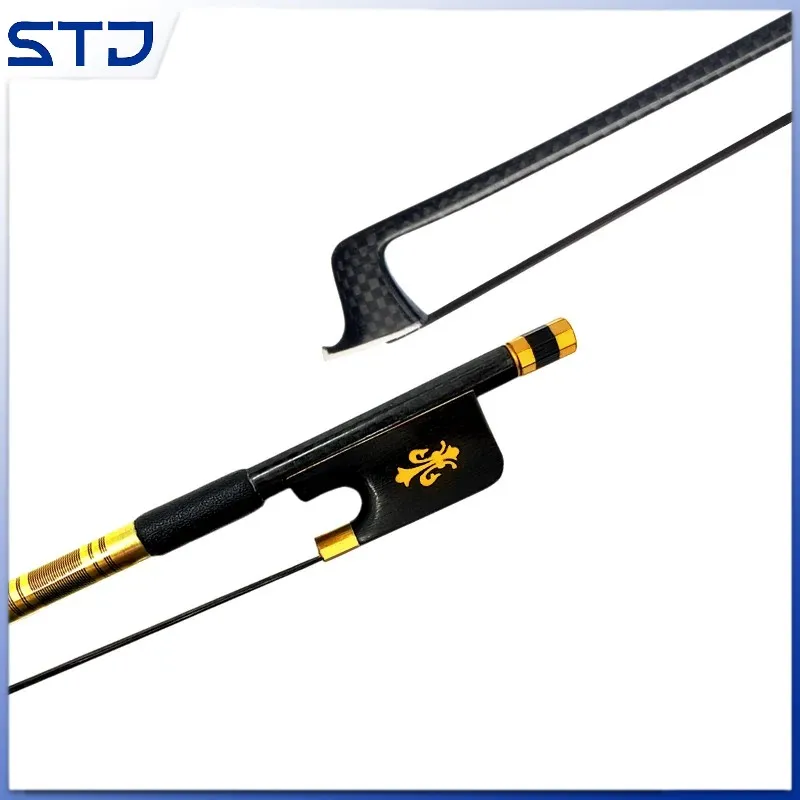 

Fiber plaid viola bow Professional New light black Grid carbon ,Siberia black Horsehair horsetail