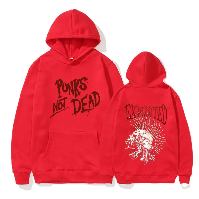 Rock Band The Exploited Hoodie Men Women Long Sleeve Casual Pullove Sweatshirt Fashion Hip Hop Oversized Hoodies Punk Streetwear