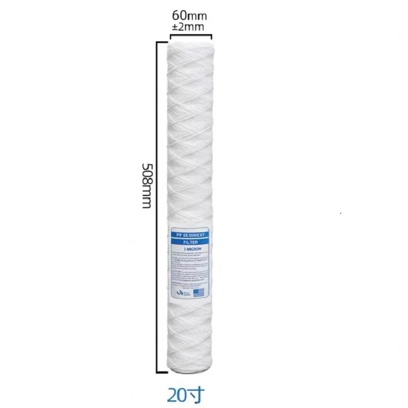 3pcs Water Purifier 20 Inch 5 Micron Sediment Replaceable geyser PP-5 20BB cartridge Pp Cotton Filter Water Filter System