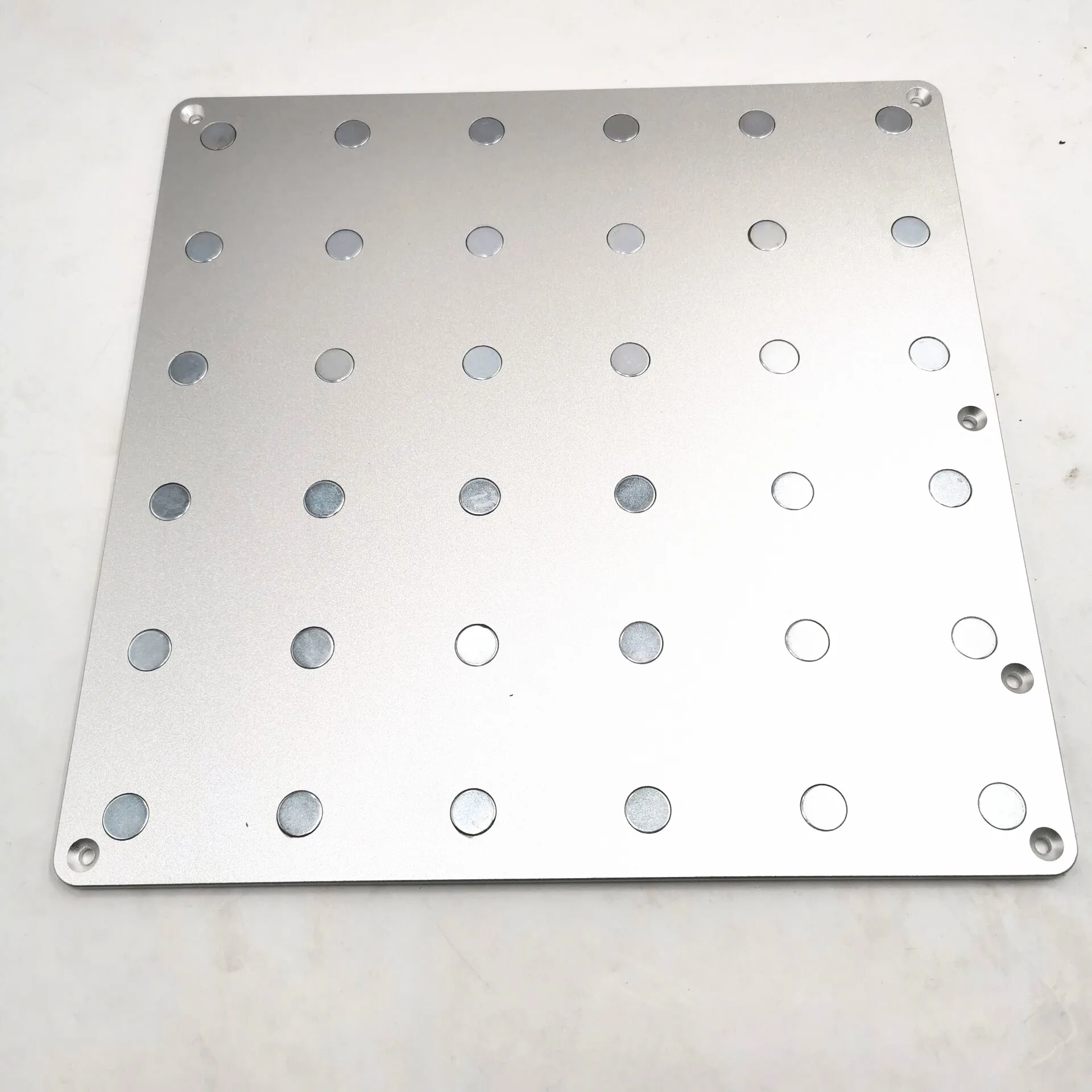 V-core 3 3D printer MIC6 aluminum alloy build plate with magnets 6mm thickness 330X330mm size for Vcore3 3D