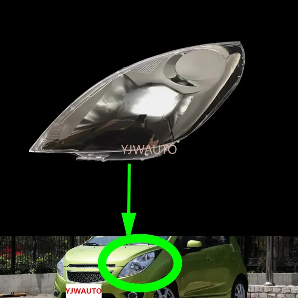 

For Chevrolet Spark 2010 2011 2012 2013 2014 Headlamp Lens Car Headlight Cover Glass Replacement Front Lamp Lens Auto Shell
