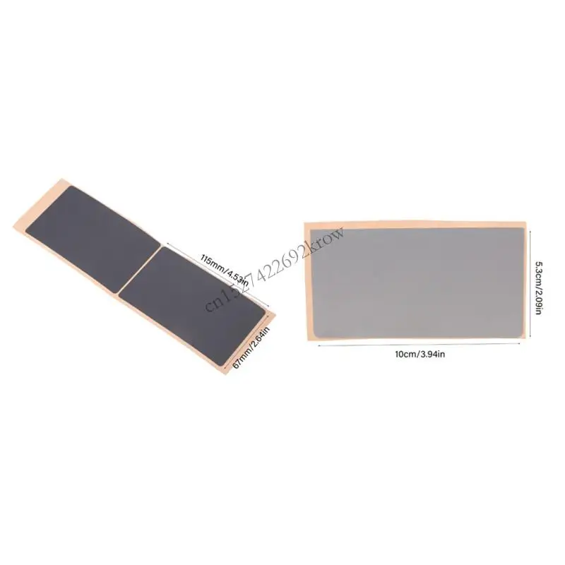 

2 Replacement Films Permanent PVC Adhesive Backing For DELL 7420/5410 Continuous Fit