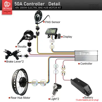 10 best sales E-Bike-Umbausatz 2000 W - №4