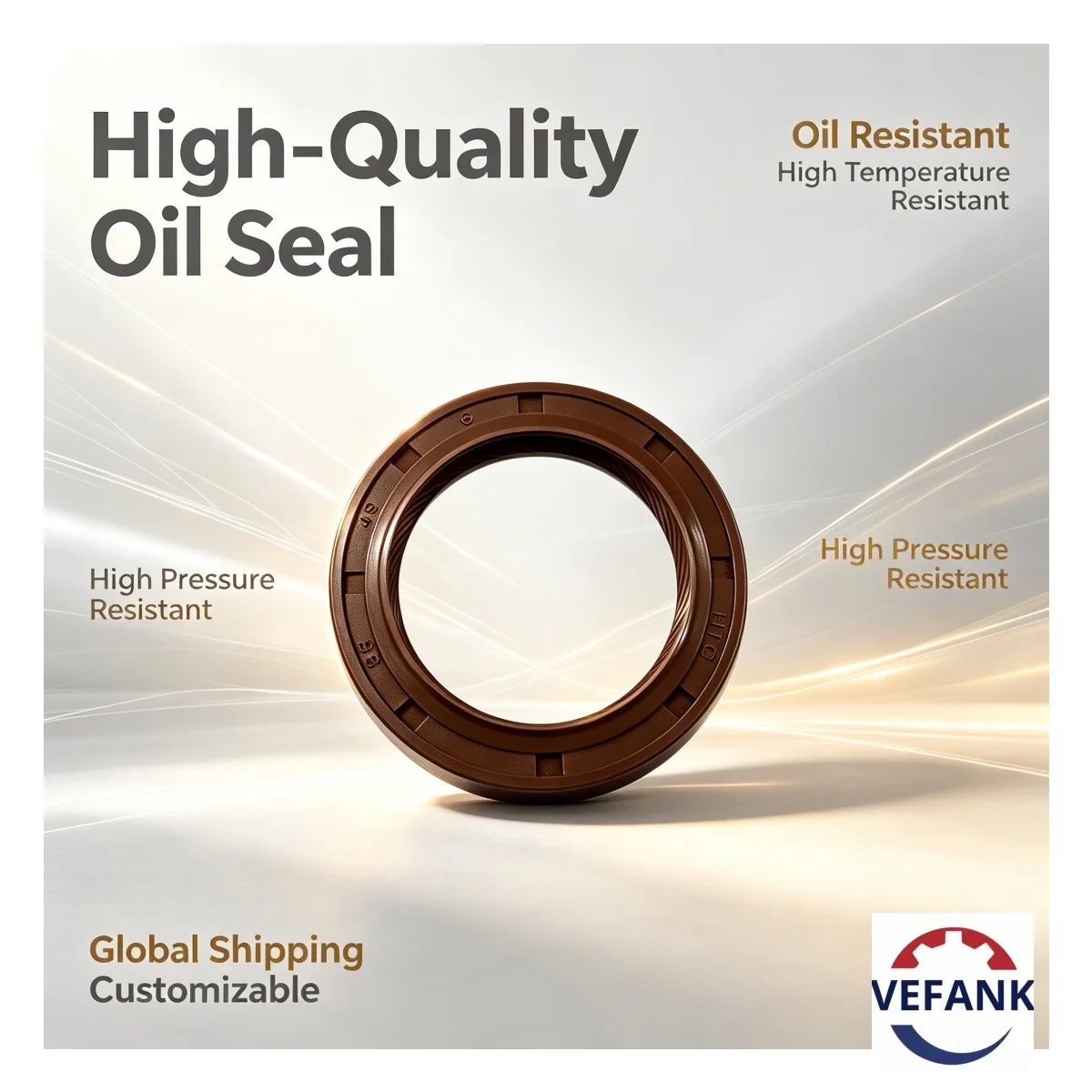 HTC 35*49*6 NBR Camshaft Oil Seal, OEM: 90311-35040, Factory Direct Sales, Bulk Discounts Available, Suitable for Toyota Parts