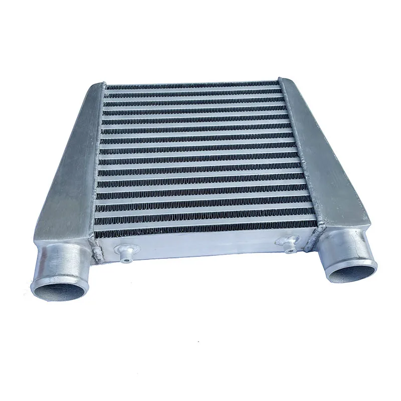 Intercooler Universal 280x280x76mm Aluminum Cold Air Intake Radiator 2.5inch Inlet 63mm Outlet for Turbo Car