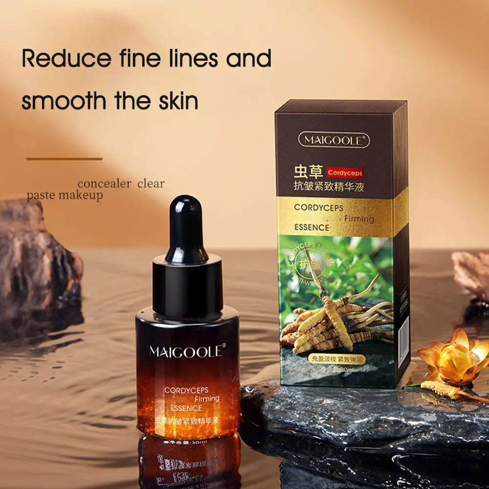 30Ml Cordyceps Anti Rimpel Serum Verstevigende Essentie Hydraterende Huid Koreaanse Verzorging V0e2