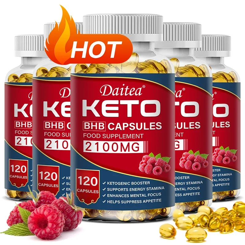 

Daitea Fat Burning Weight Loss Keto Softgels - Helps with better body calorie breakdown, weight management and health