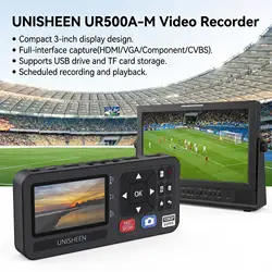 UNISHEEN HD Video Capture Box 1080P Video to Digital Converter with 3