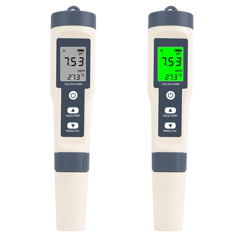 

3 In 1 Water Quality Test Pen TDS/PH/TEMP PH Meter Multi-Parameter Belt Water Quality Analyzer