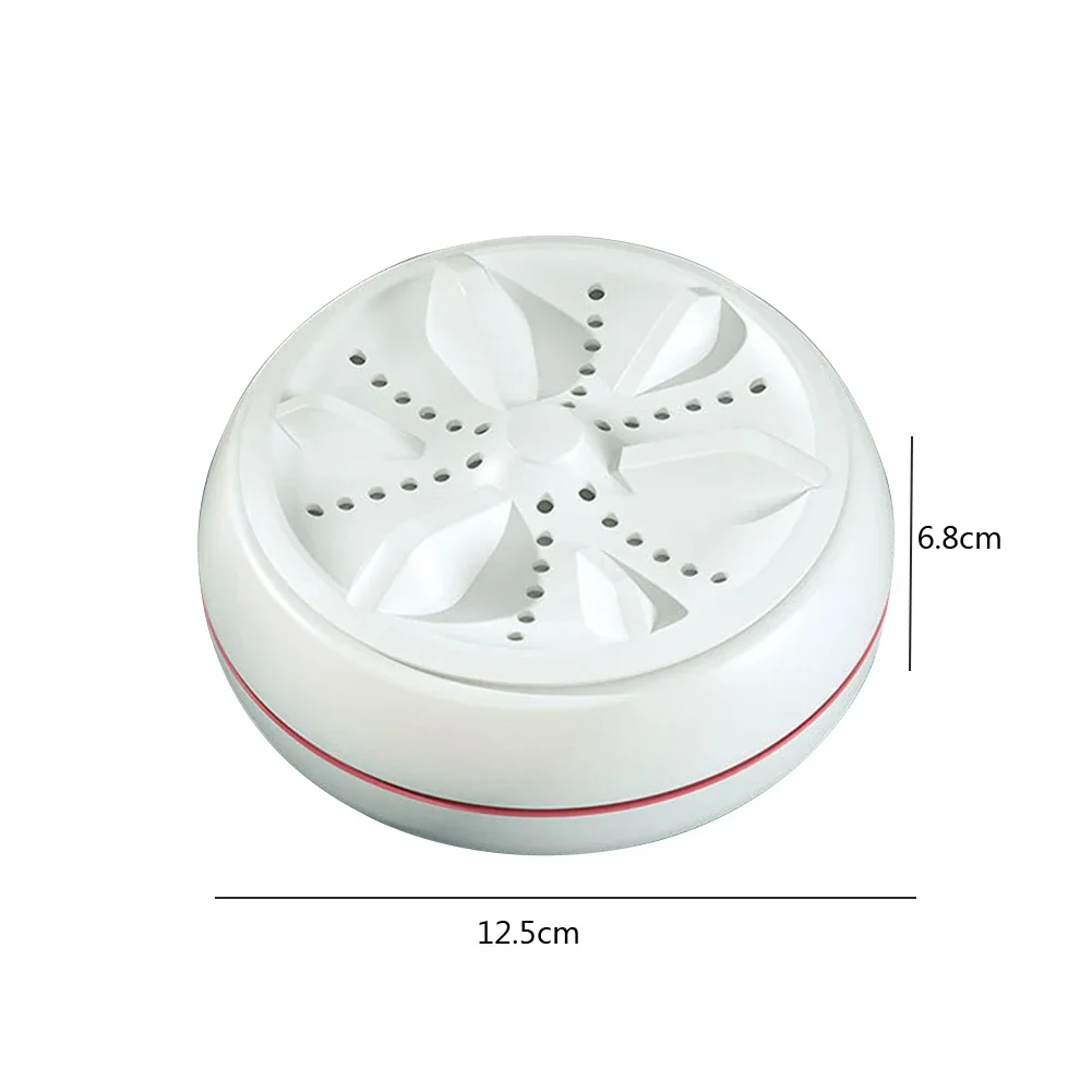 Mini Washing Machine High-power Mini Ultrasonic Turbo Washer Portable Tools Intelligent Timing  Intimate Clothes Socks Towels