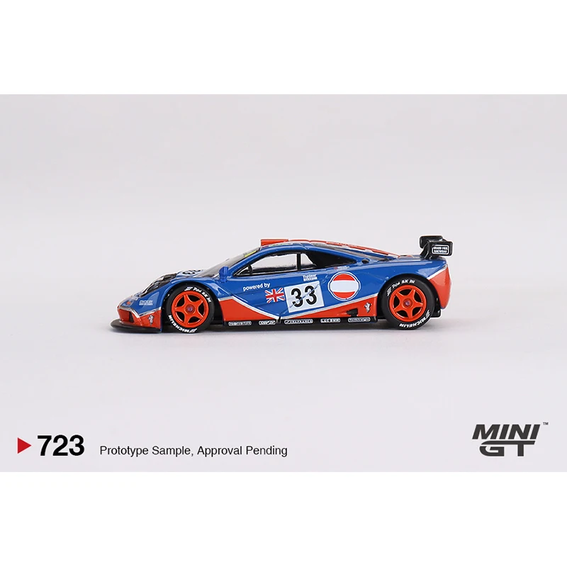 MINIGT 723 Auf Lager 1:64 F1 GTR 1996 LeMans 24Hr Diecast Diorama Auto Modell Sammlung Miniatur Spielzeug