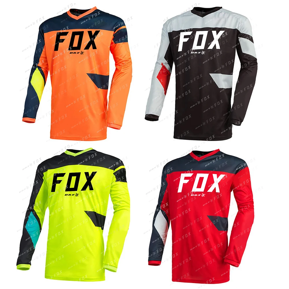 

Men's MTB BAT FOX Jersey Downhill Bike Jersey Camiseta Motocross T-shirt Cross Enduro motorcycle Jersey Maillot Ciclismo Hombre