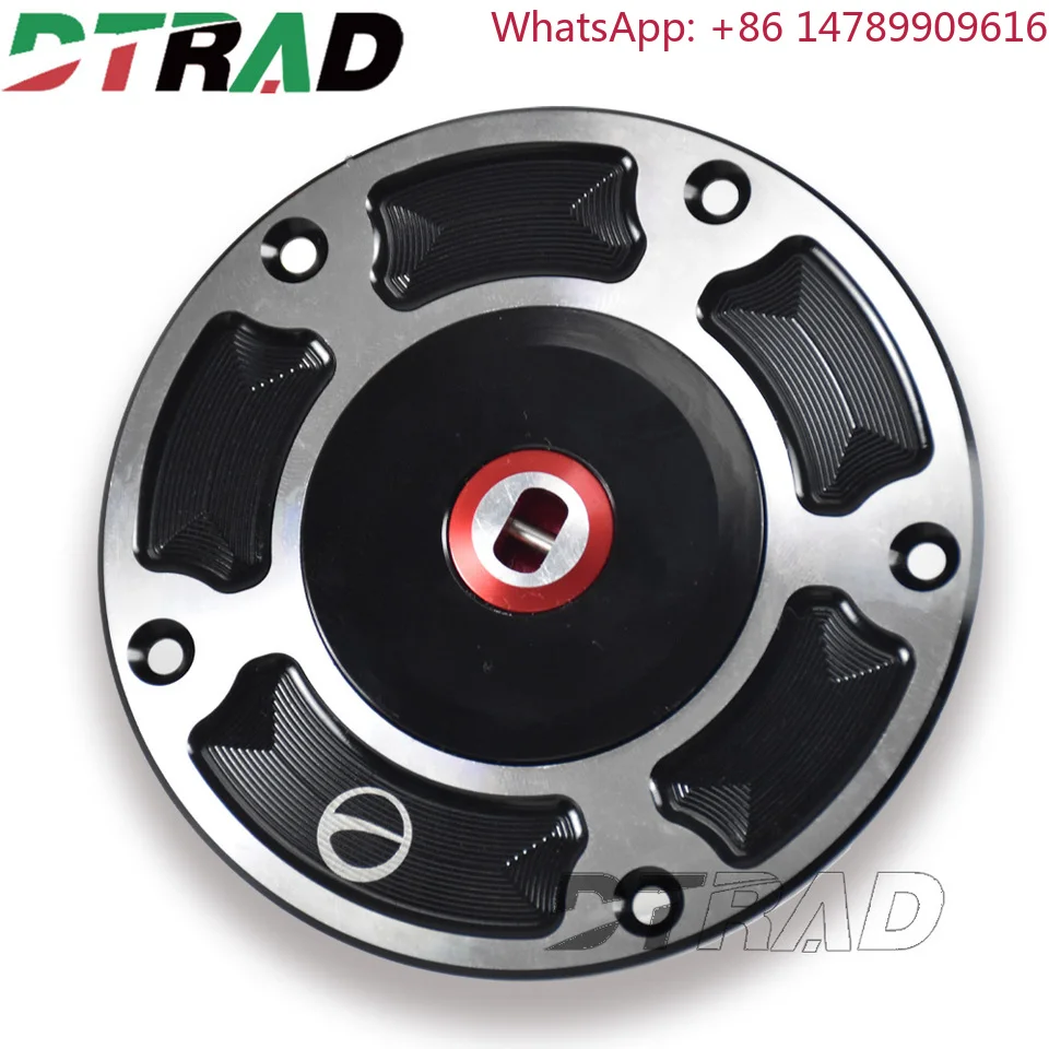 DTRAD New Motorcycle Screw Gas Tank Cap CNC Aluminum APRILIA TUONO V4 1100/RR/FACTORY 2025 Silver Fuel Filler Cover 1 PCSMotorcy