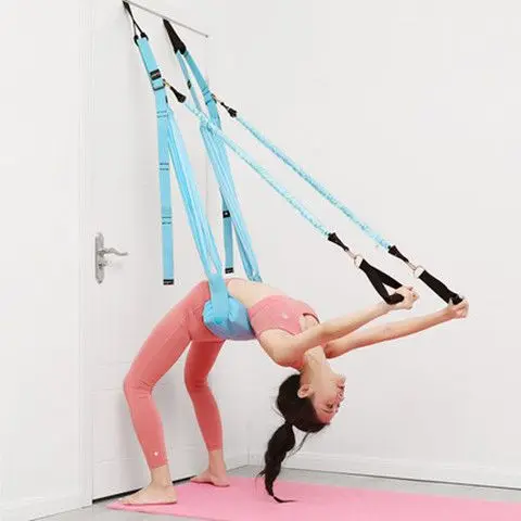 

For Aerial Yoga Rope Pull Stretch Elastic Strap Lower Waist Dance Trainer Pull Strap Supplies Inverted Hammock Factory