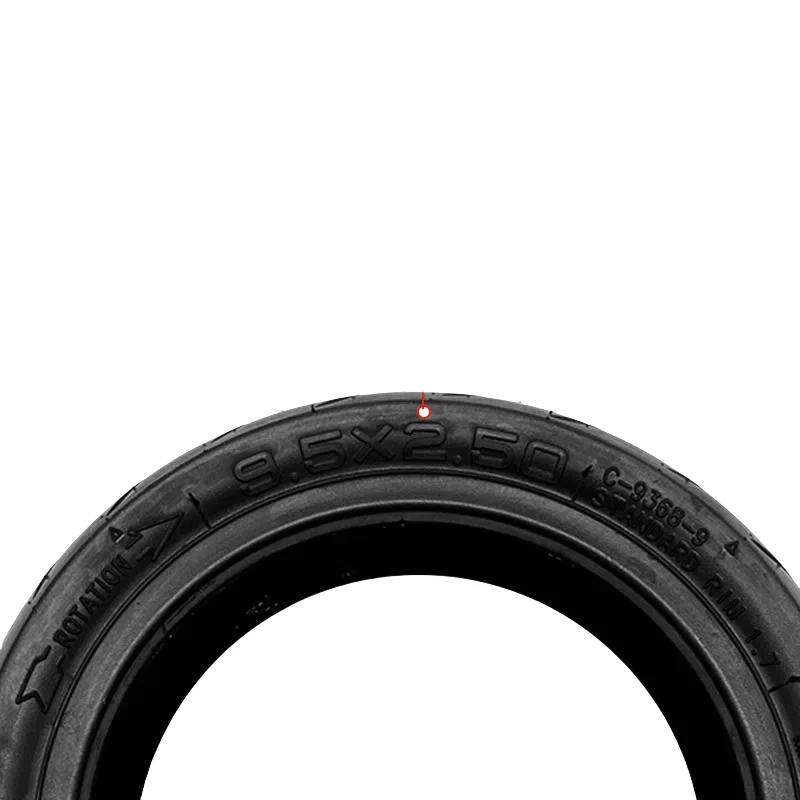9.5 Inch 9.5x2.50 Jelly Anti Stabbing Vacuum Tire Tubeless Tire CST for Xiaomi M365/1S Series Electric Scooter