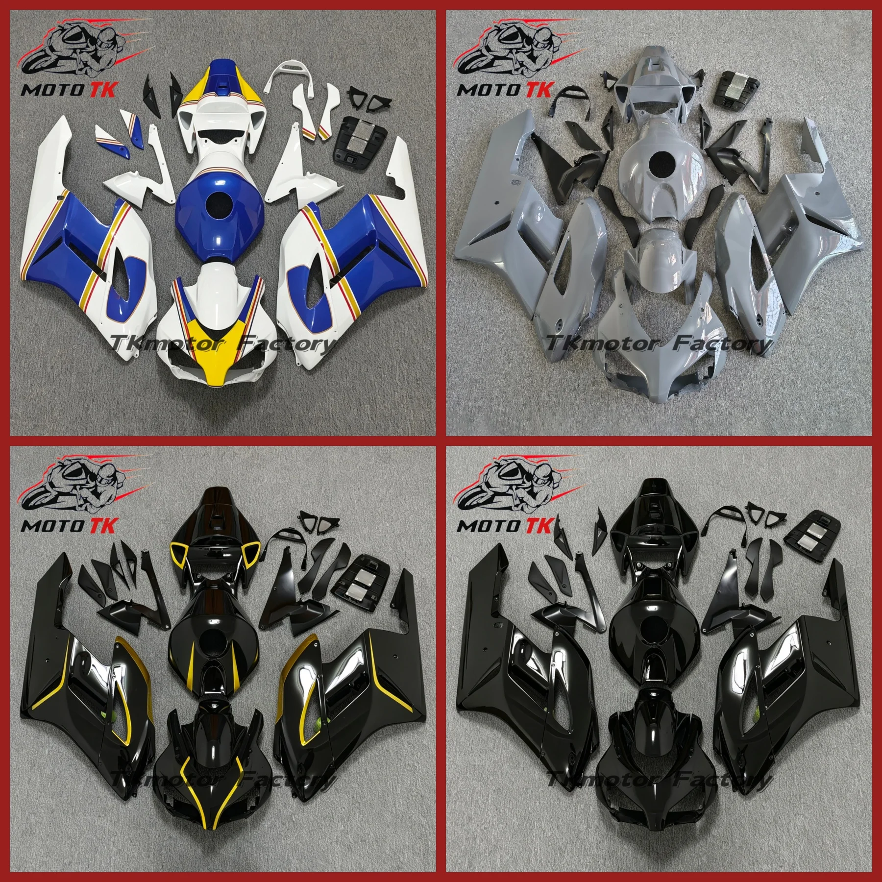 NEW Abs Motorcycle Whole Fairings Kit Fit For CBR1000RR CBR1000 04 05 CBR 1000RR 2004 2005 Bodywork Full Fairing Kits Set