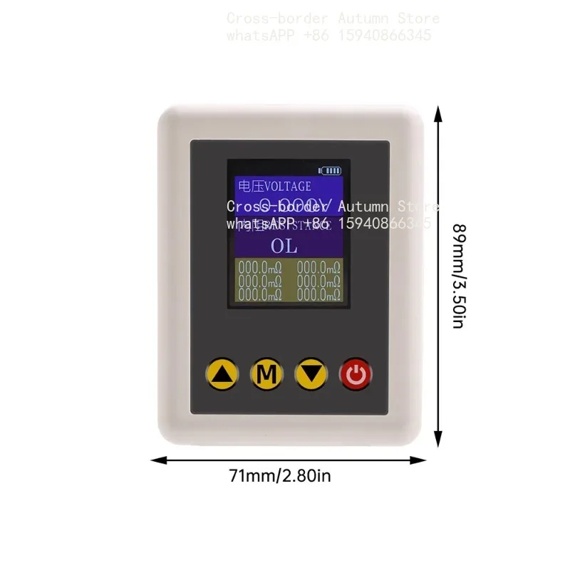 TS4520 Voltage Internal Resistance Tester 1.77-inch TFT HD Display Supports Fine Adjustment with Kelvin Clip