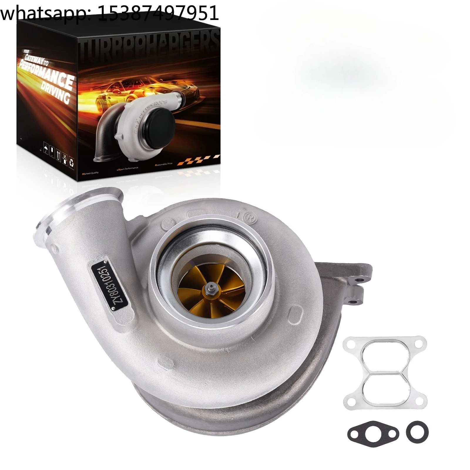 Factory HX55 Turbocharger for Cummins ISX1 ISX Signature 450 Non EGR Engine 4089754 4036892  Replacement Turbo