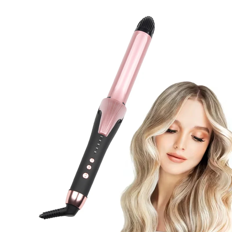 

Professional Multifunctional 2-in-1 Beauty Styling Quick Heating PTC Salon Straightener Hair Curler Ceramic Coating Curling Iron