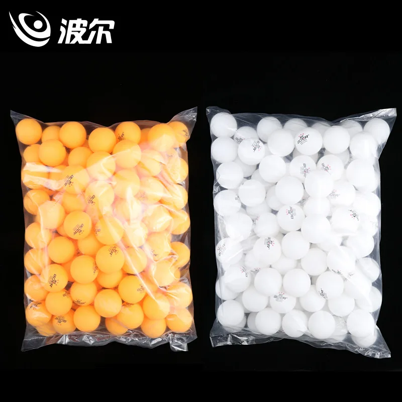 BOER-pelotas de Ping Pong de 3 estrellas, Material ABS de alta elasticidad, sin costuras, 20/50/100 piezas