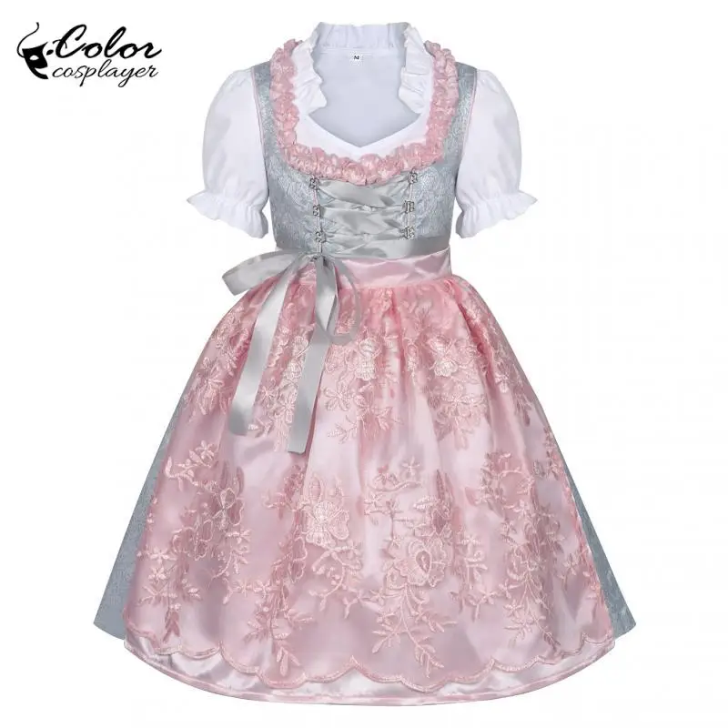 

Child Bavaria Costume Halloween Cosplay Dress Up Girl Oktoberfest Dresses Kid Stage Performance Girls Holiday Clothes Gifts