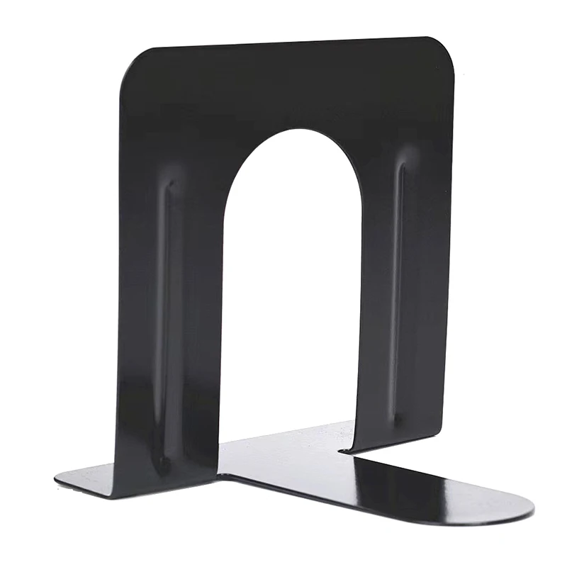 2Pcs/set Metal Bookends Bookshelf Book Clips Book Clamps Magazine Holder Organizer Book Braces Rack For School Office Supplies